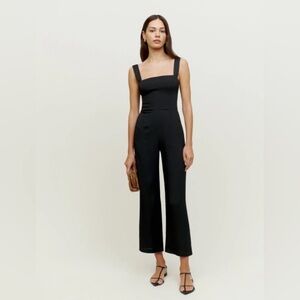 REFORMATION Alva Jumpsuit In Black Women’s 6